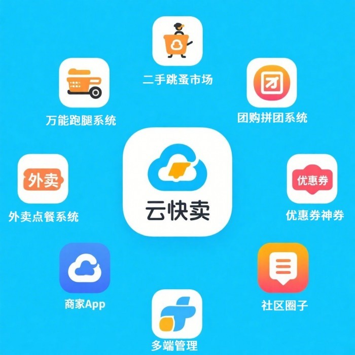巧用云快卖,打造同城外卖跑腿小程序