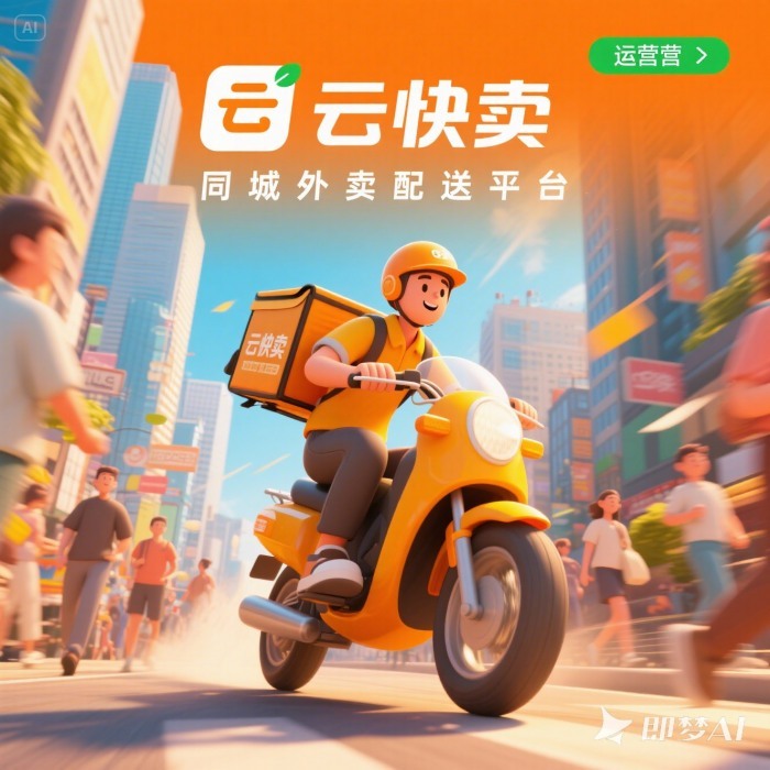 云快卖让同城配送轻松对接美团饿了么，效率翻倍不是事