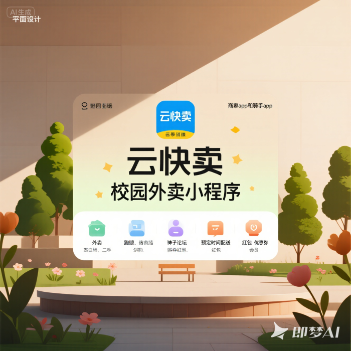 云快卖搭校园外卖小程序:全功能适配,轻松服务师生日常