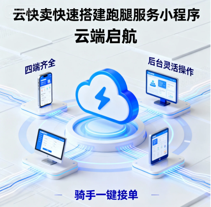 “云”端启航：手把手教你用云快卖快速搭建跑腿服务小程序