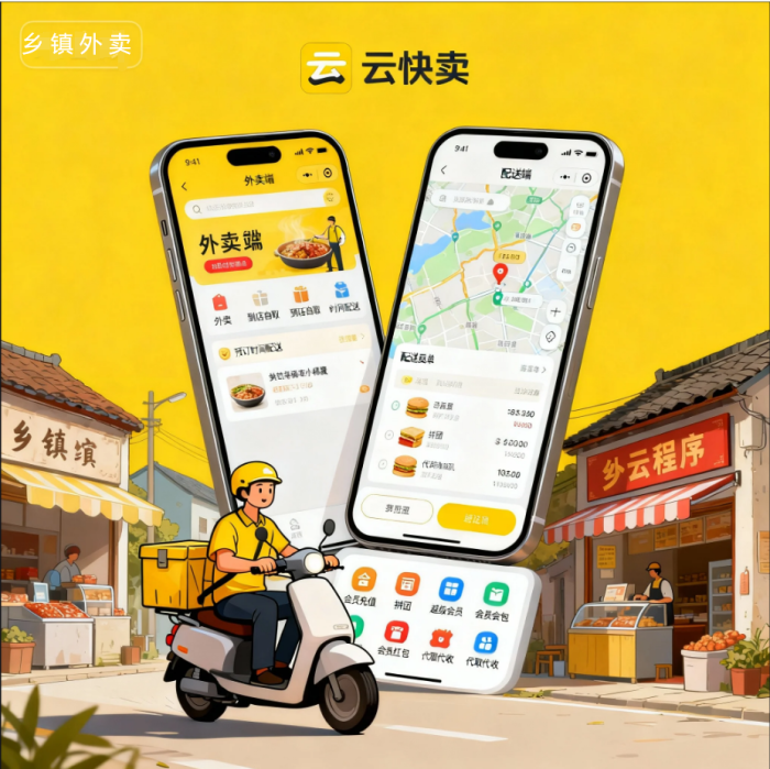 乡镇外卖运营不踩坑:云快卖教你做接地气的盈利生意