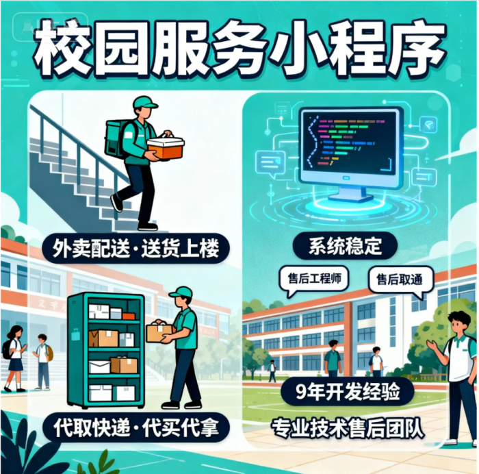 校园外卖小程序搭建后，这样推广才能快速占领校区市场