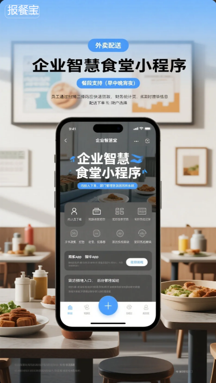 手把手教你做企业智慧食堂小程序，9年技术沉淀，省心落地全功能
