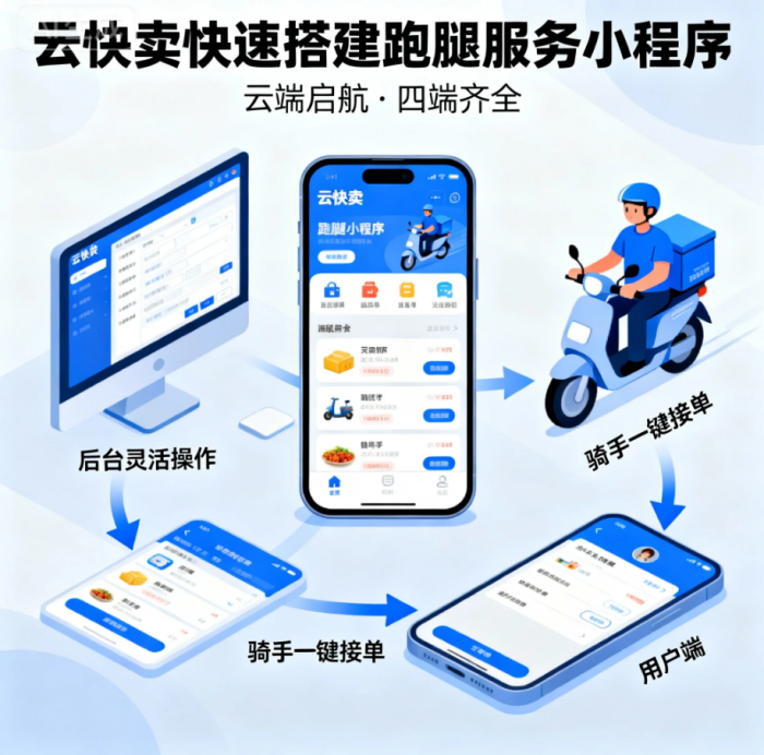同城配送增收新玩法,云快卖一键承接美团饿了么抖音全平台订单