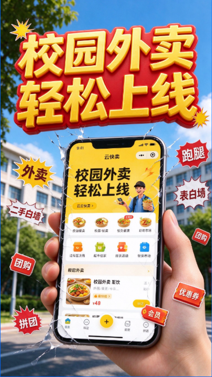 校园外卖小程序怎么做挂靠?外卖平台资质怎么搞定?一篇讲透